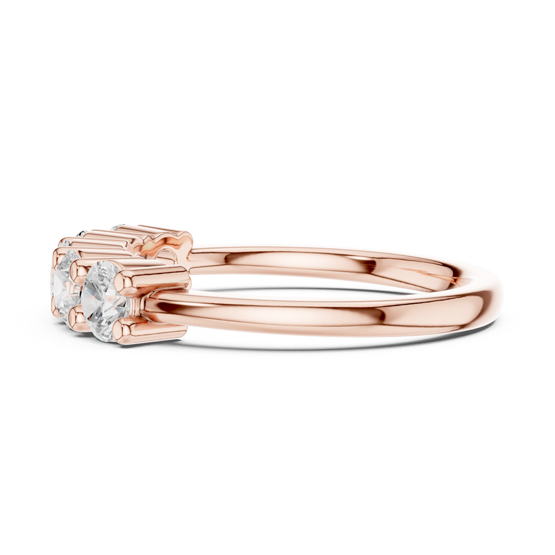 Ladies Ring DDLR-615@7 - Rose Gold - Image