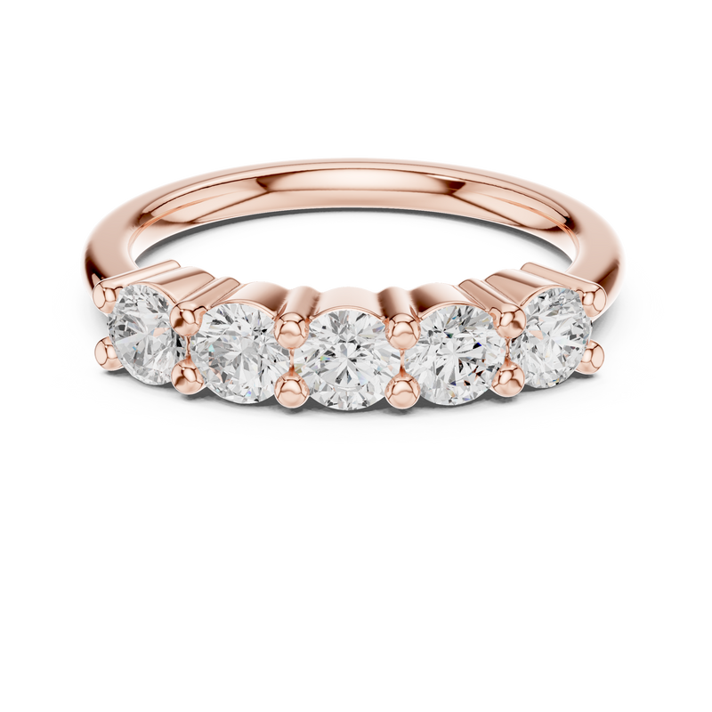 Ladies Ring DDLR-615@7 - Rose Gold - Image