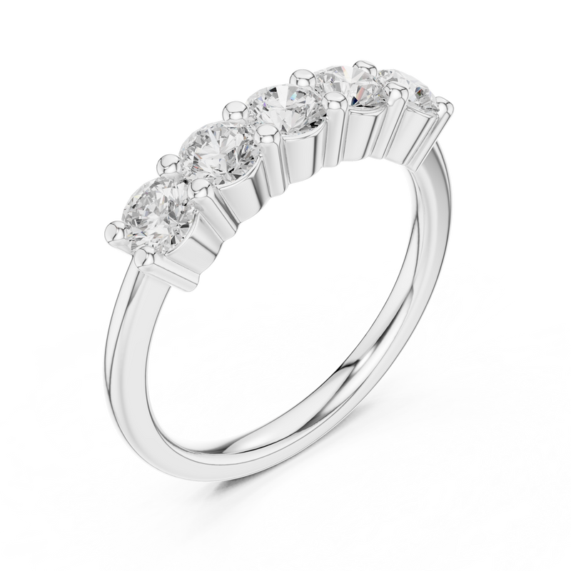 Ladies Ring DDLR-615@7 - White Gold - Image