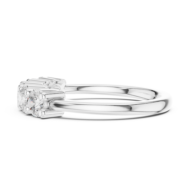 Ladies Ring DDLR-615@7 - White Gold - Image