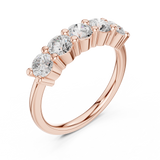 Ladies Ring DDLR-616@7 - Rose Gold - Image