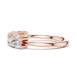 Ladies Ring DDLR-616@7 - Rose Gold - Image