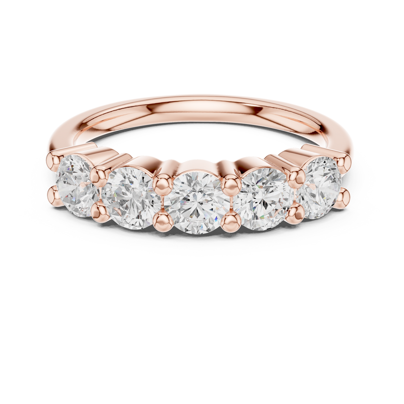 Ladies Ring DDLR-616@7 - Rose Gold - Image