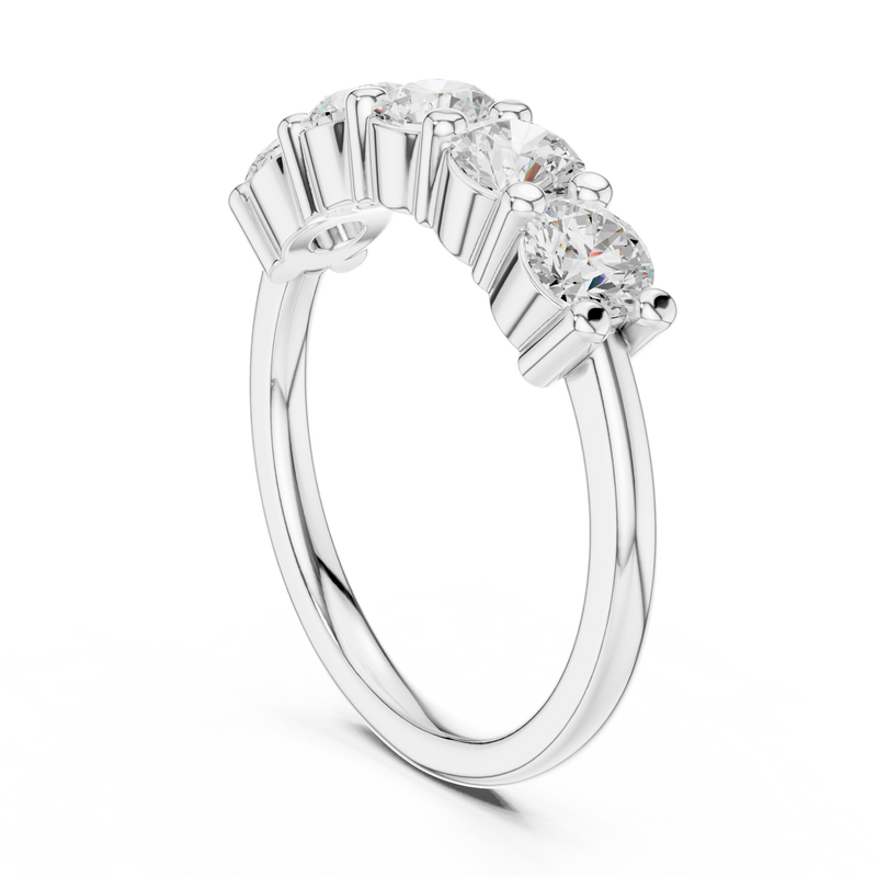 Ladies Ring DDLR-616@7 - White Gold - Image