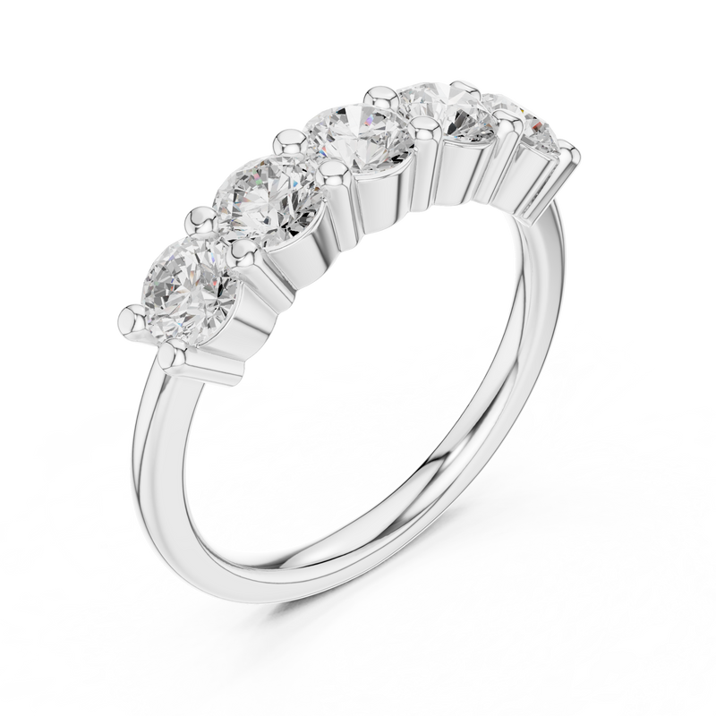 Ladies Ring DDLR-616@7 - White Gold - Image