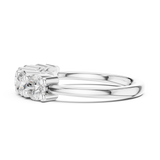 Ladies Ring DDLR-616@7 - White Gold - Image