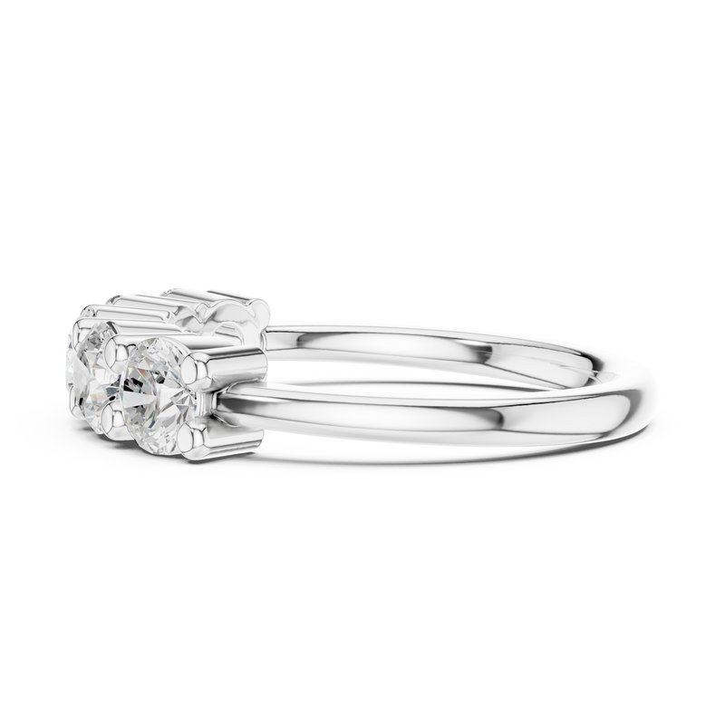 Ladies Ring DDLR-616@7 - White Gold - Image