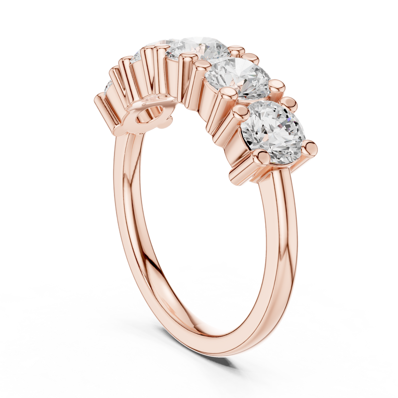 Ladies Ring DDLR-617@7 - Rose Gold - Image