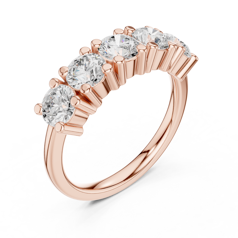 Ladies Ring DDLR-617@7 - Rose Gold - Image
