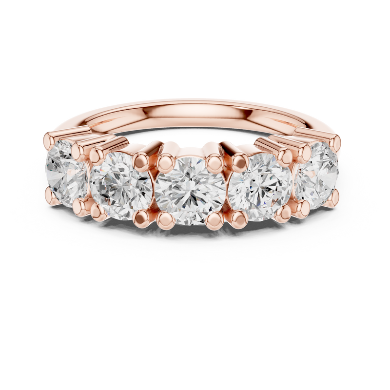 Ladies Ring DDLR-617@7 - Rose Gold - Image