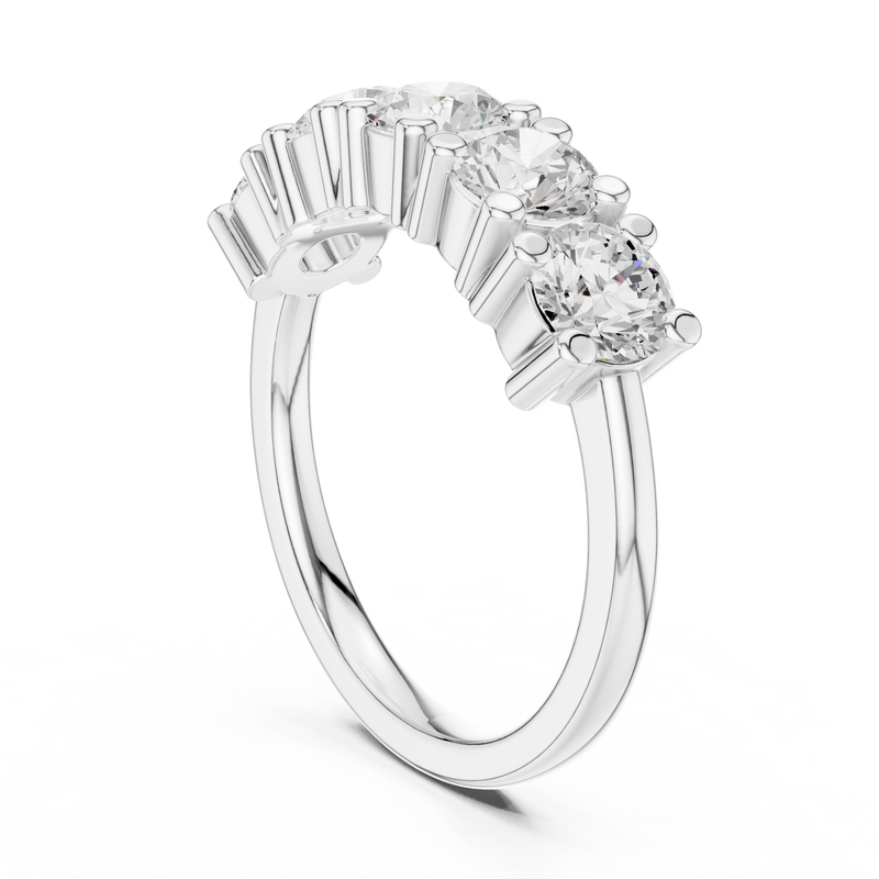 Ladies Ring DDLR-617@7 - White Gold - Image