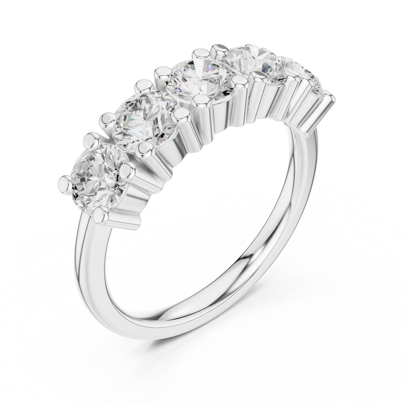 Ladies Ring DDLR-617@7 - White Gold - Image