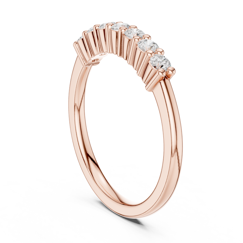 Ladies Ring DDLR-618@7 - Rose Gold - Image