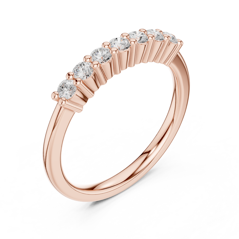 Ladies Ring DDLR-618@7 - Rose Gold - Image