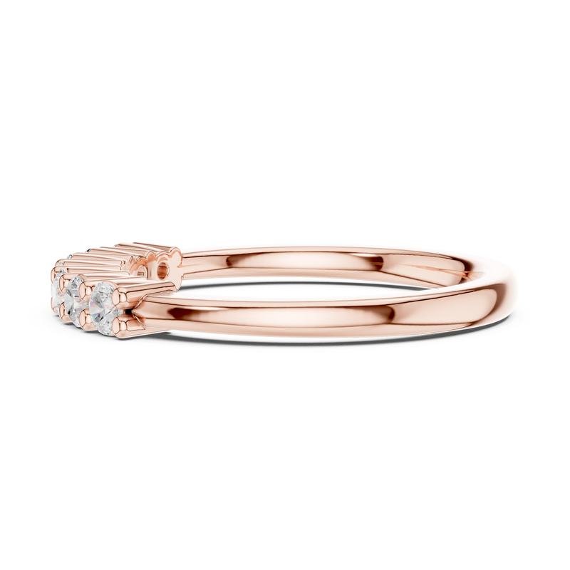 Ladies Ring DDLR-618@7 - Rose Gold - Image