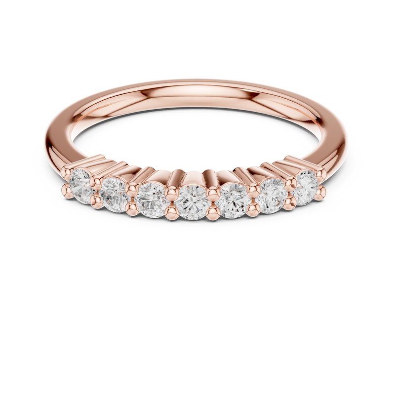 Ladies Ring DDLR-618@7 - Rose Gold - Image