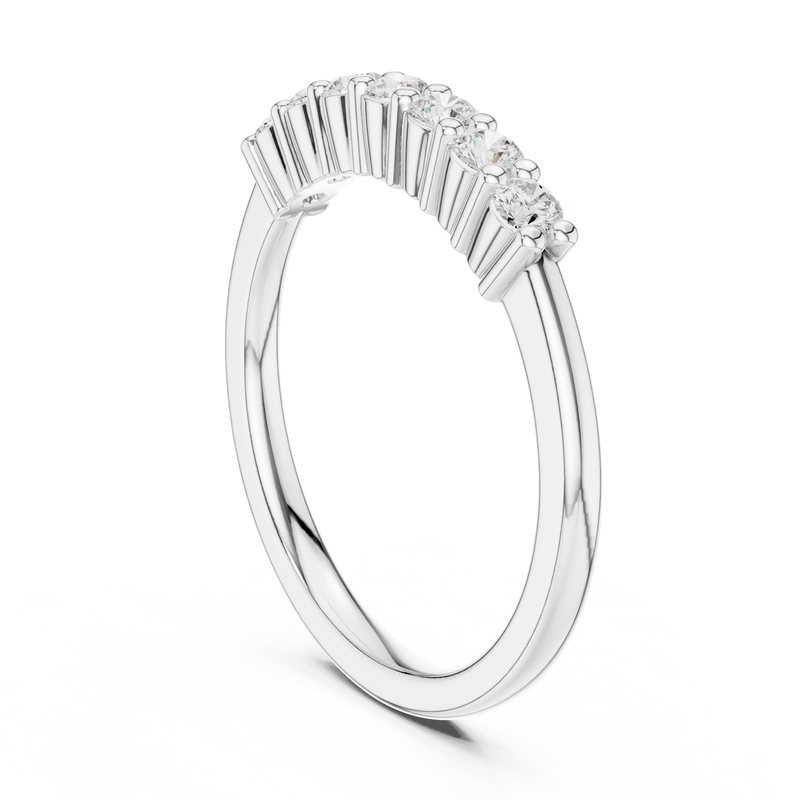 Ladies Ring DDLR-618@7 - White Gold - Image