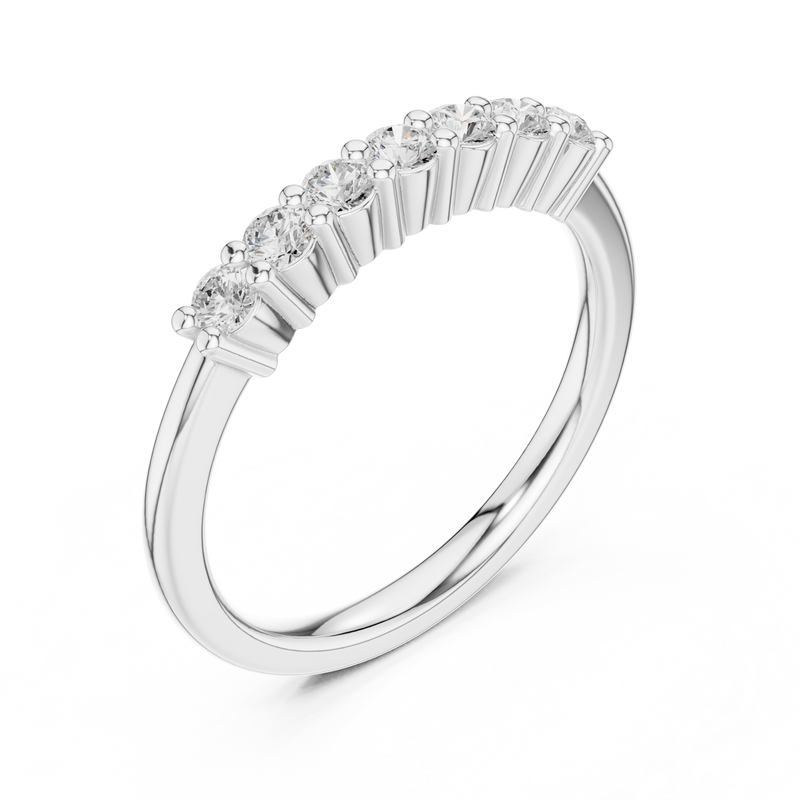 Ladies Ring DDLR-618@7 - White Gold - Image