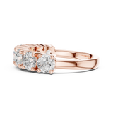 Ladies Ring DDLR-619@7 - Rose Gold - Image