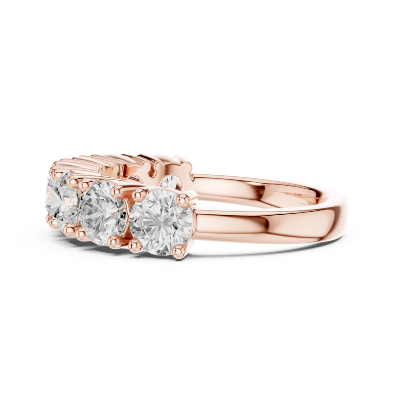 Ladies Ring DDLR-619@7 - Rose Gold - Image