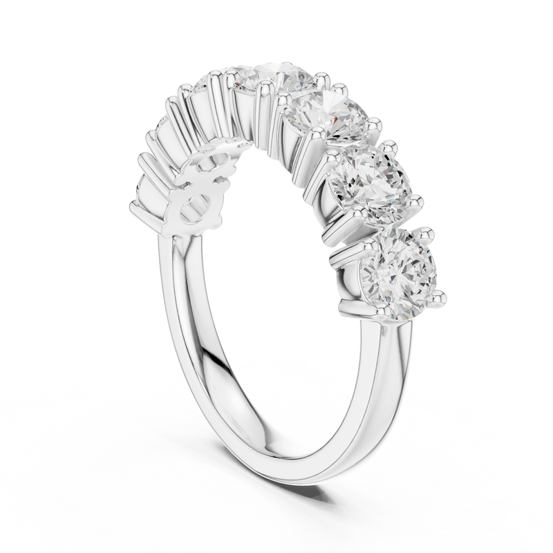 Ladies Ring DDLR-619@7 - White Gold - Image