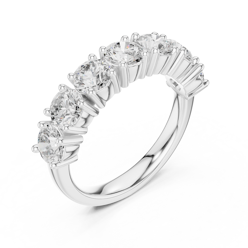 Ladies Ring DDLR-619@7 - White Gold - Image