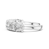 Ladies Ring DDLR-619@7 - White Gold - Image