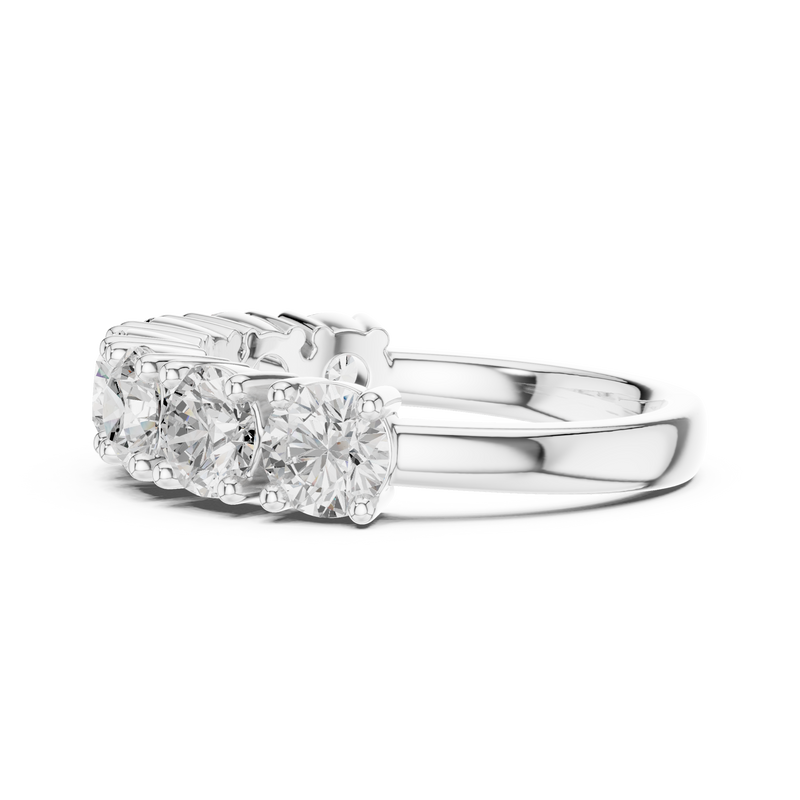 Ladies Ring DDLR-619@7 - White Gold - Image