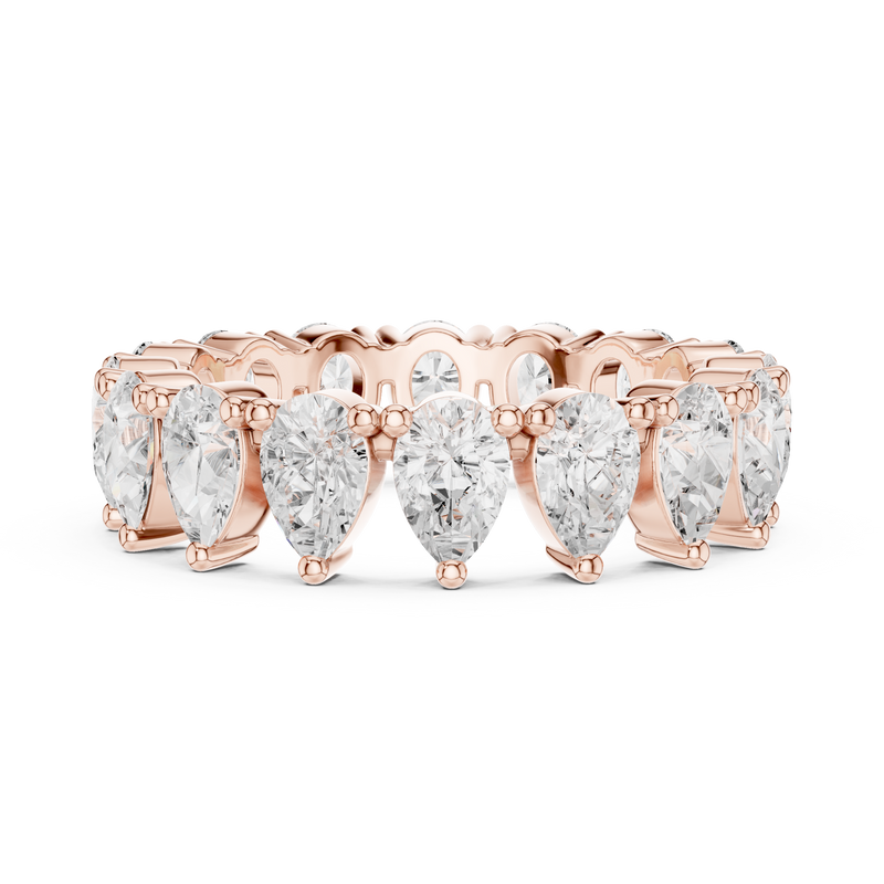 Ladies Ring DDLR-620@7 - Rose Gold - Image