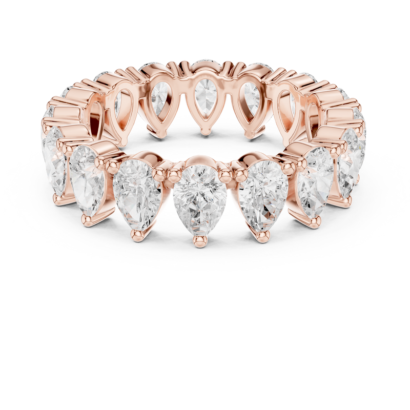 Ladies Ring DDLR-620@7 - Rose Gold - Image