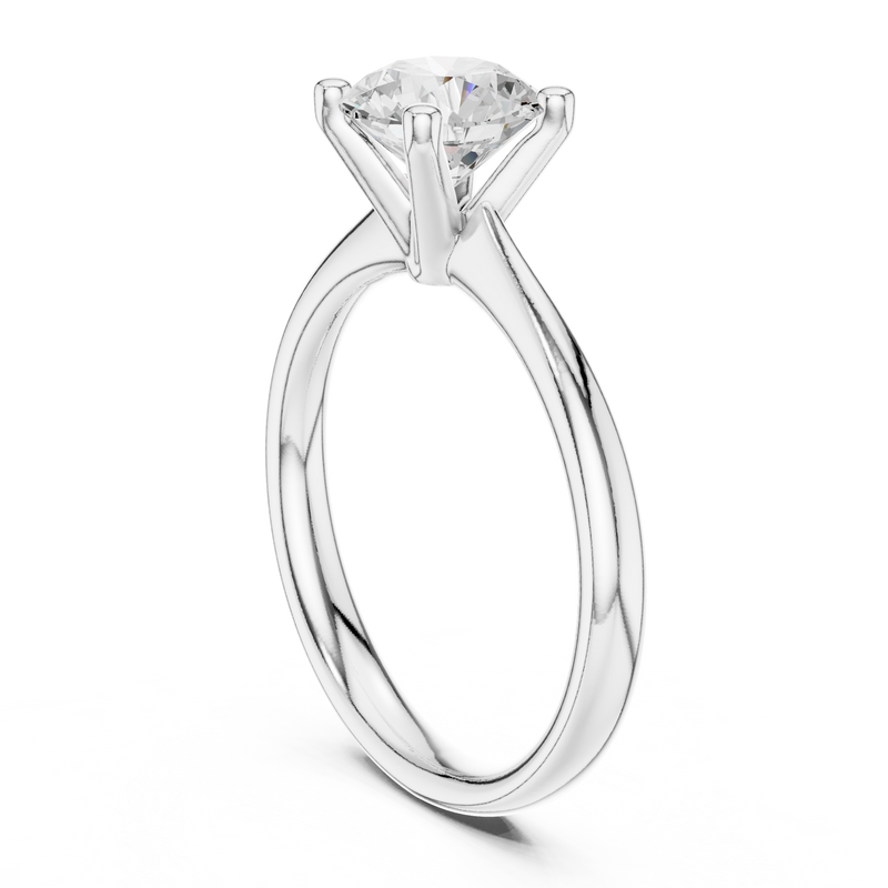 Ladies Ring DDLR-627@7 - White Gold - Image