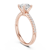 Ladies Ring DDLR-628@7 - Rose Gold - Image