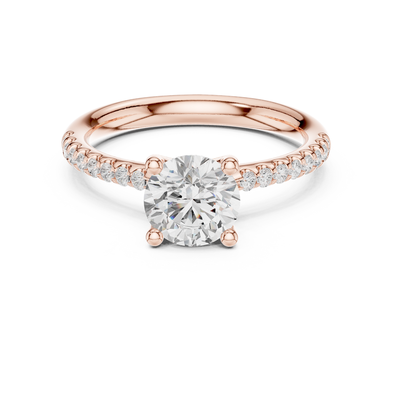 Ladies Ring DDLR-628@7 - Rose Gold - Image