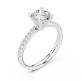 Ladies Ring DDLR-628@7 - White Gold - Image