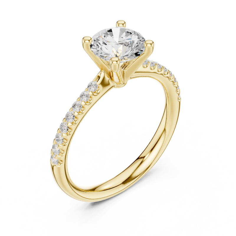 Ladies Ring DDLR-628@7 - Yellow Gold - Image