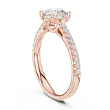 Ladies Ring DDLR-631@7 - Rose Gold - Image