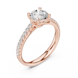 Ladies Ring DDLR-631@7 - Rose Gold - Image