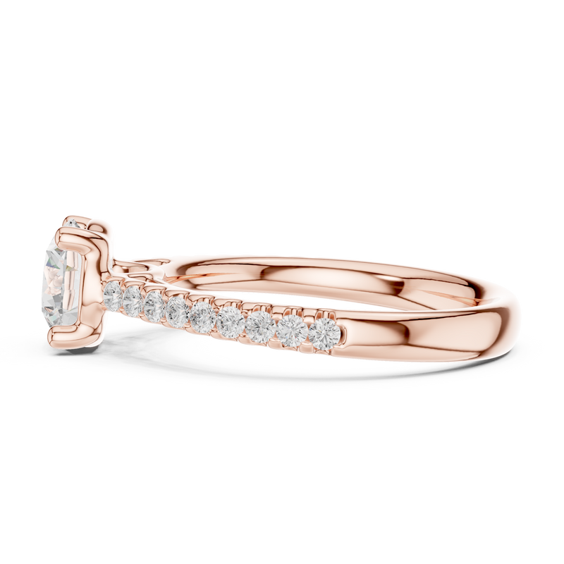 Ladies Ring DDLR-631@7 - Rose Gold - Image