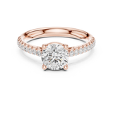 Ladies Ring DDLR-631@7 - Rose Gold - Image
