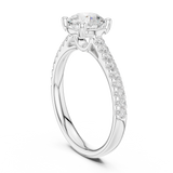Ladies Ring DDLR-631@7 - White Gold - Image