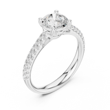 Ladies Ring DDLR-631@7 - White Gold - Image