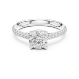 Ladies Ring DDLR-631@7 - White Gold - Image