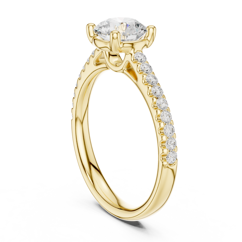 Ladies Ring DDLR-631@7 - Yellow Gold - Image
