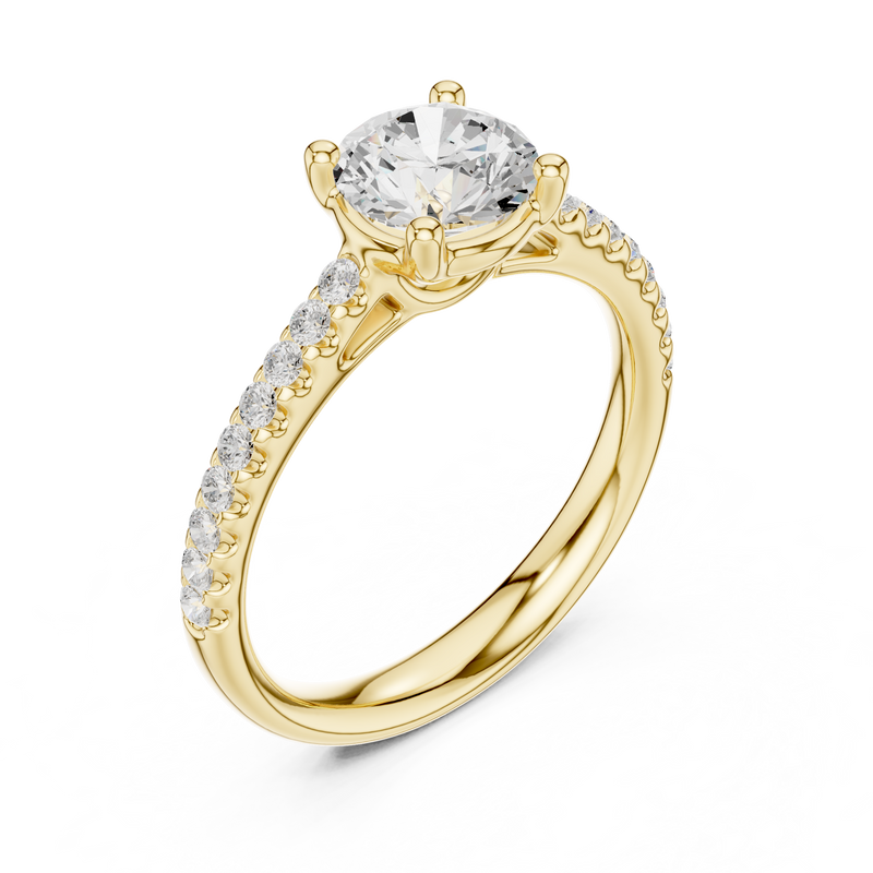 Ladies Ring DDLR-631@7 - Yellow Gold - Image