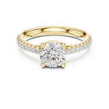 Ladies Ring DDLR-631@7 - Yellow Gold - Image