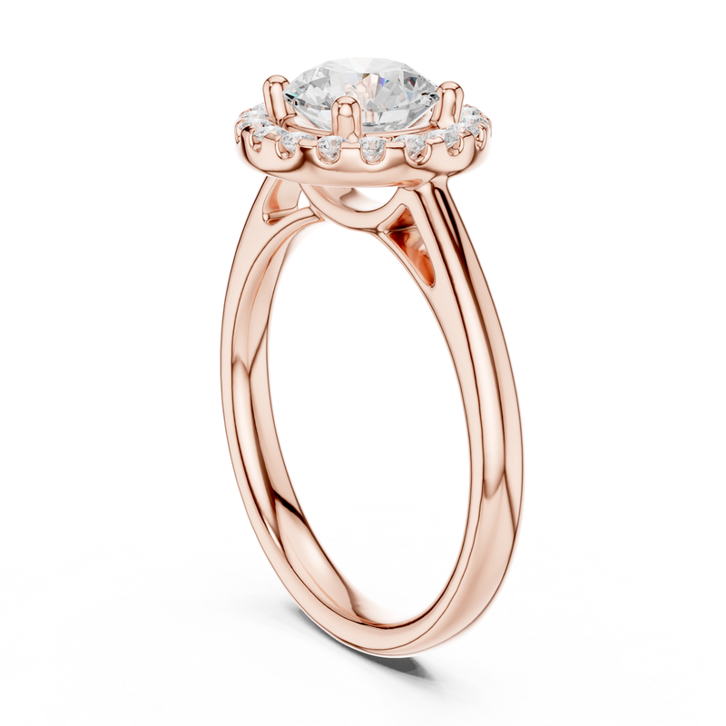 Ladies Ring DDLR-632@7 - Rose Gold - Image