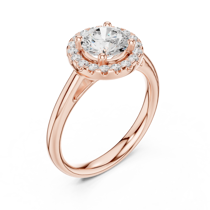 Ladies Ring DDLR-632@7 - Rose Gold - Image