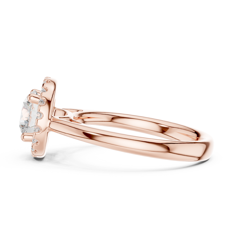 Ladies Ring DDLR-632@7 - Rose Gold - Image