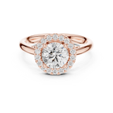 Ladies Ring DDLR-632@7 - Rose Gold - Image