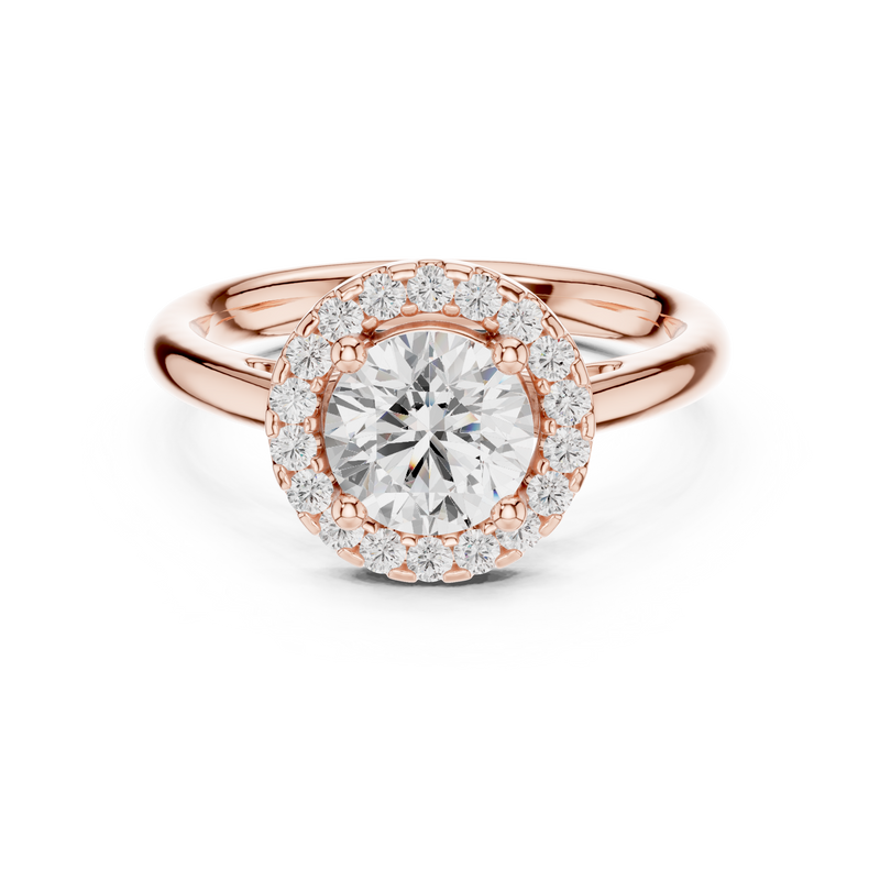 Ladies Ring DDLR-632@7 - Rose Gold - Image